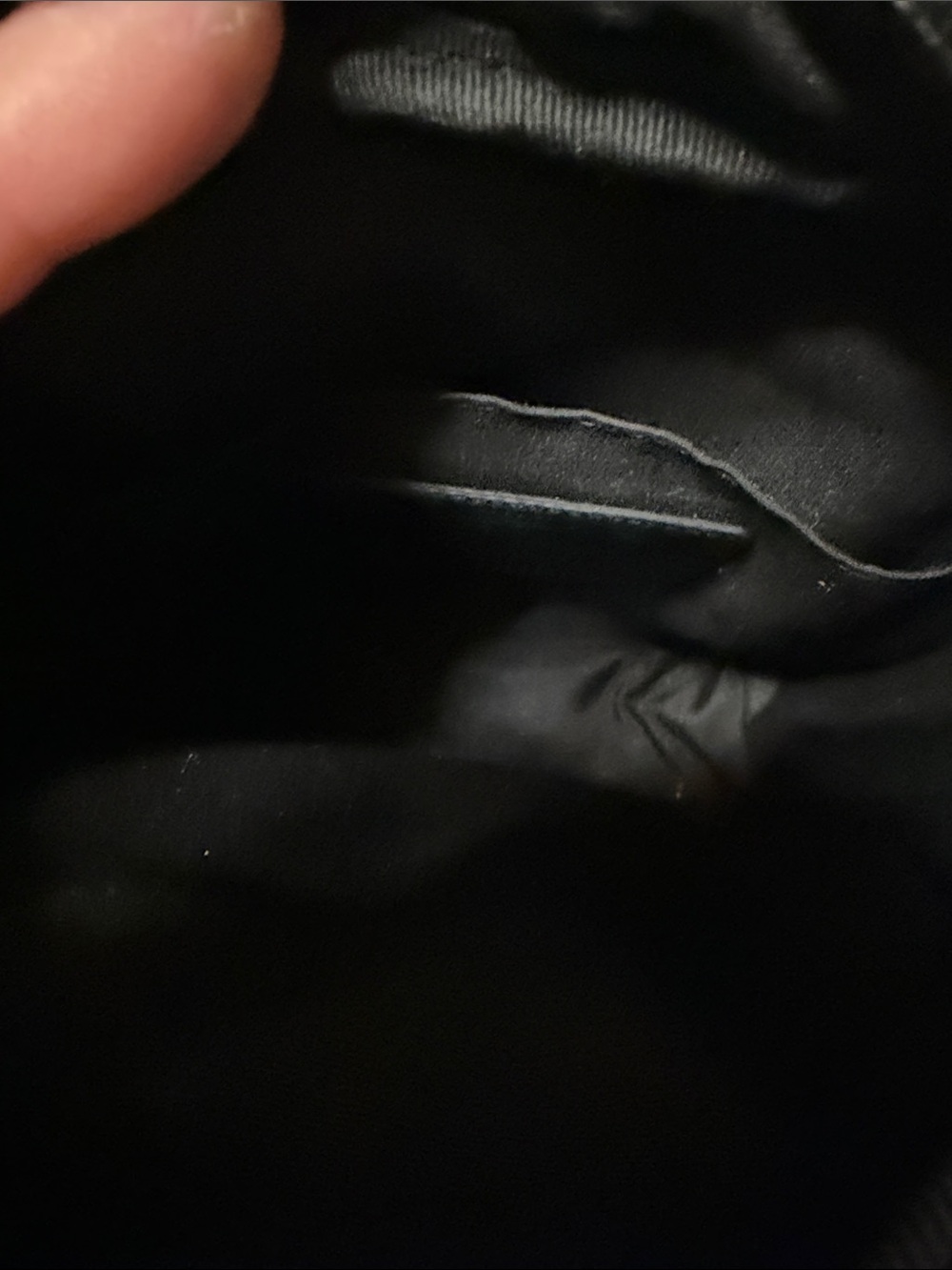 COACH Signature Heritage Shoulder Bag Black Navy - Picture 5 of 10